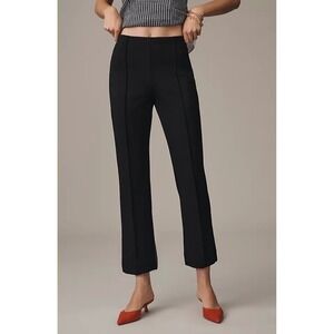 Maeve The Poppy Kick-Flare Pull-On Pants by Maeve Anthropologie Black PM